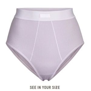 Skims cotton rib boxer brief